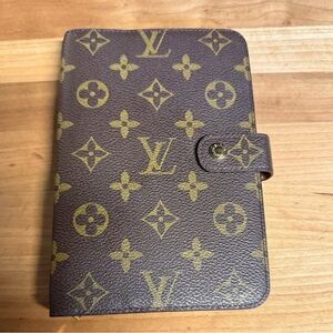 Louis Vuitton Brown and Gold Monogram Card Holder